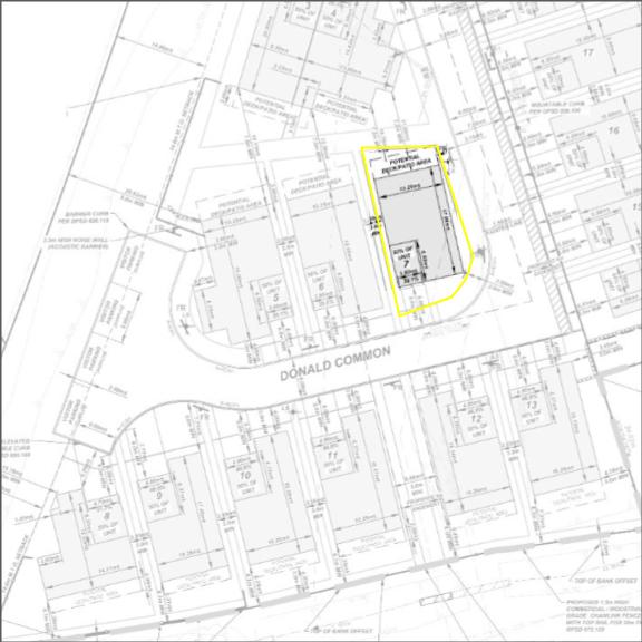 Burleigh Heights site plan detail for Lot 7